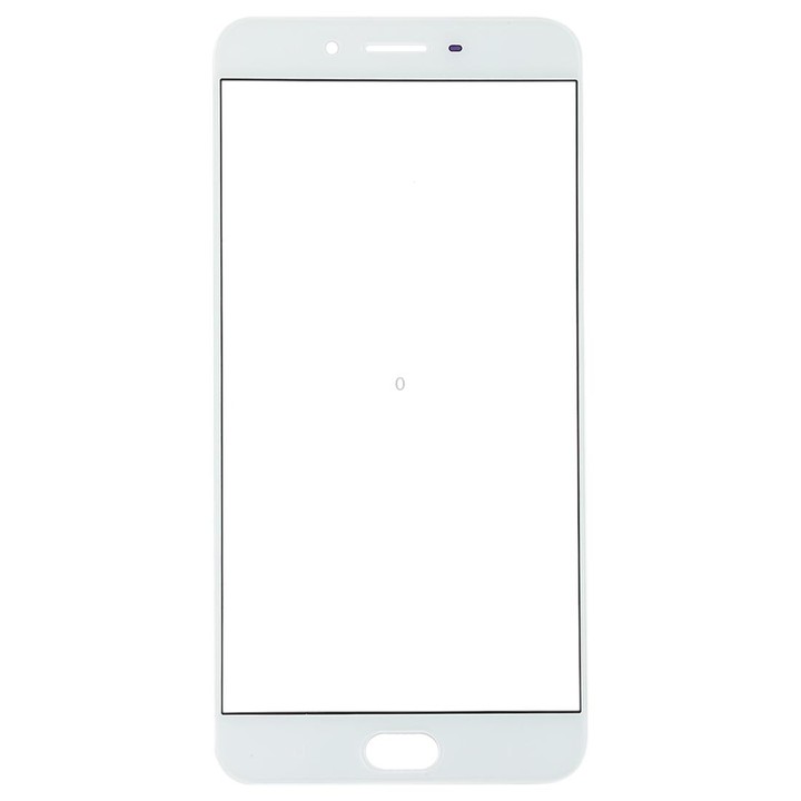 For OPPO R9s Plus Front Screen Outer Glass Lens (White)