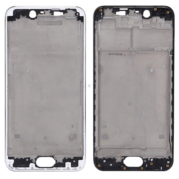 For Vivo Y67 / V5 Front Housing LCD Frame Bezel Plate(Silver)