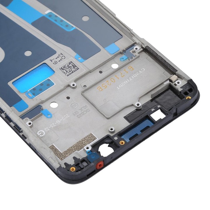 For OPPO A73 / F5 Front Housing LCD Frame Bezel Plate (Black)