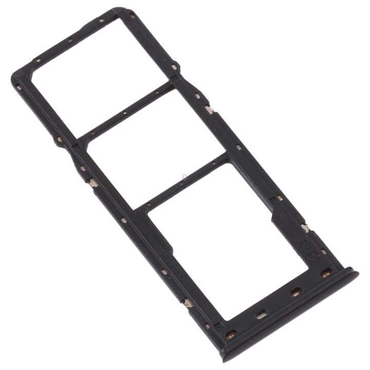 For OPPO Realme 3 Pro / Realme X Lite SIM Card Tray + SIM Card Tray + Micro SD Card Tray (Black)
