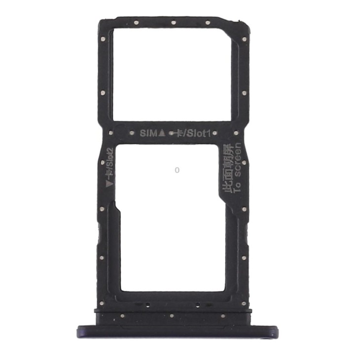 SIM Card Tray + SIM Card Tray / Micro SD Card Tray for Huawei Honor 9X Pro (Purple)