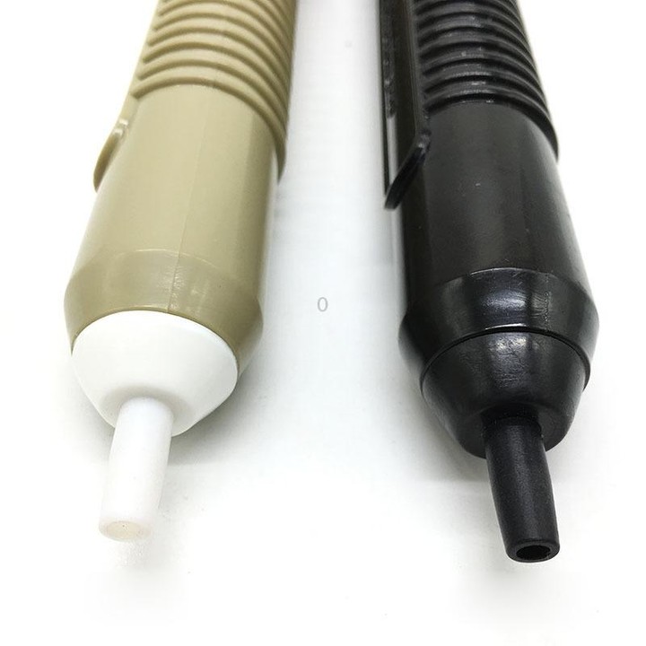 Strong Suction Tin Pump Tin Solder Removal Tool Welding Repair Tool (Grey)