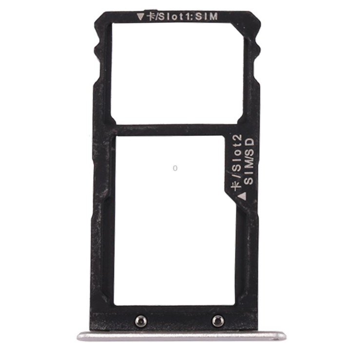 For Huawei Maimang 5 SIM Card Tray & SIM / Micro SD Card Tray(Silver)
