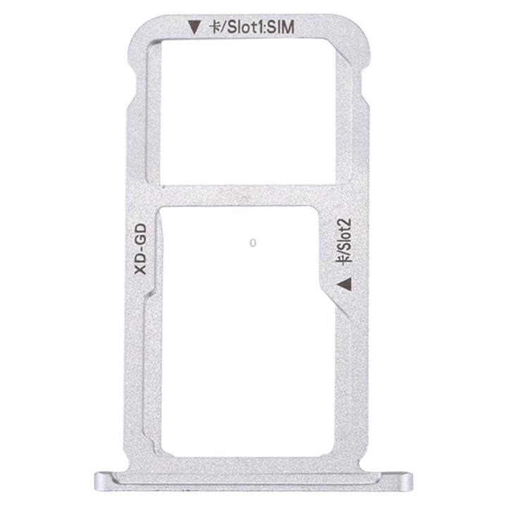 For Huawei Honor 6X / GR5 2017 SIM Card Tray & SIM / Micro SD Card Tray(Silver)
