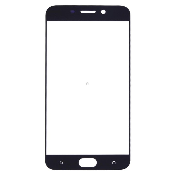 For OPPO R9s Front Screen Outer Glass Lens (White)