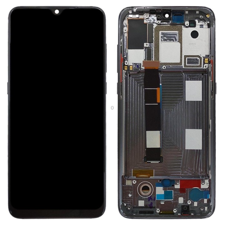 OLED LCD Screen for Xiaomi Mi 9 Digitizer Full Assembly with Frame(Black)