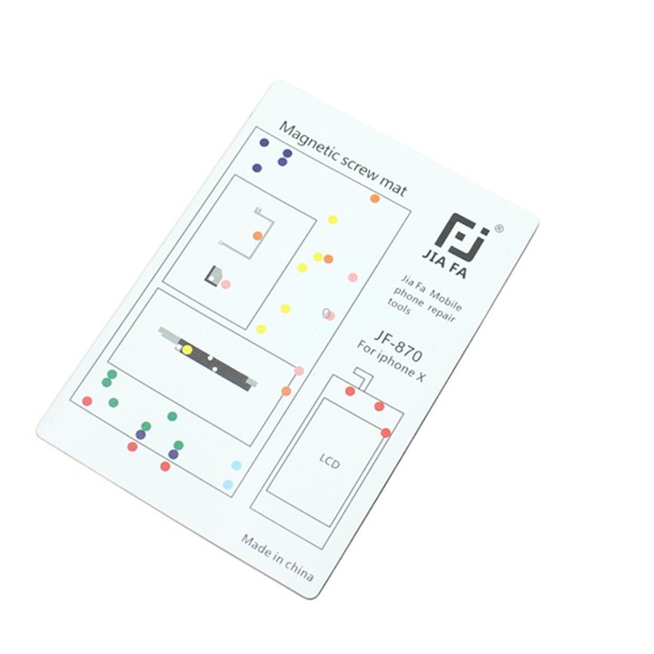 JIAFA Magnetic Screws Mat for iPhone X