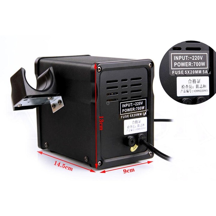 Kaisi 878D 2 In 1 LCD Digital Display Heat Gun Soldering Station 700W for BGA Rework Solder Station Hot Air Gun Welder Equipment