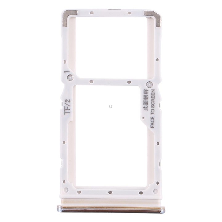 SIM Card Tray + SIM Card Tray / Micro SD Card Tray for Xiaomi Redmi Note 8 Pro (Silver)