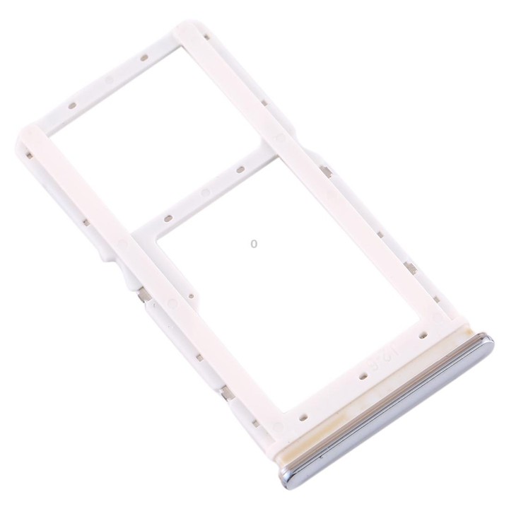 SIM Card Tray + SIM Card Tray / Micro SD Card Tray for Xiaomi Redmi Note 8 Pro (Silver)