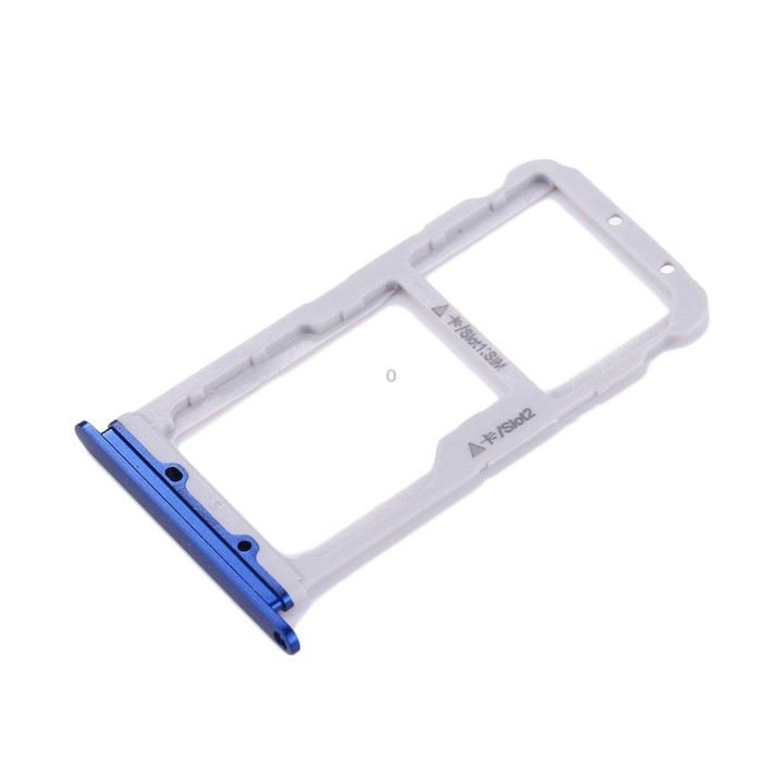 For Huawei Honor 9 SIM Card Tray & SIM / Micro SD Card Tray(Blue)