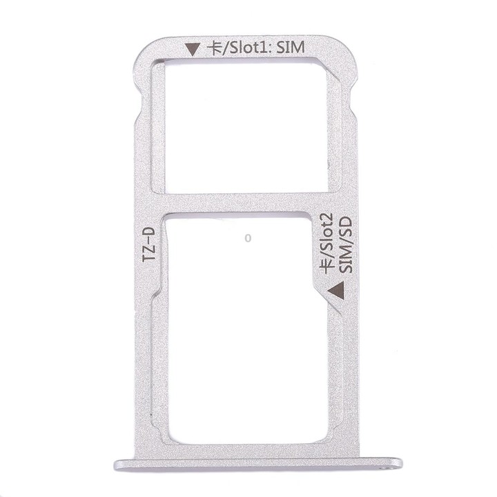 For Huawei Mate 9 SIM Card Tray & SIM / Micro SD Card Tray(Silver)