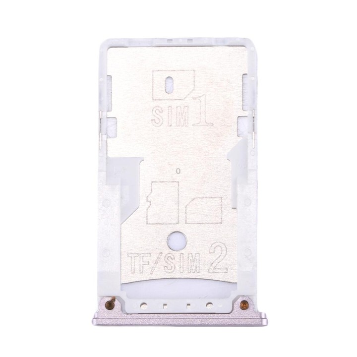 For Xiaomi Redmi 4 SIM & SIM / TF Card Tray(Grey)