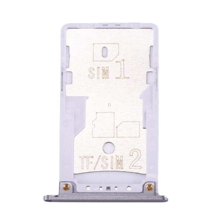 For Xiaomi Redmi Pro SIM & SIM / TF Card Tray(Grey)