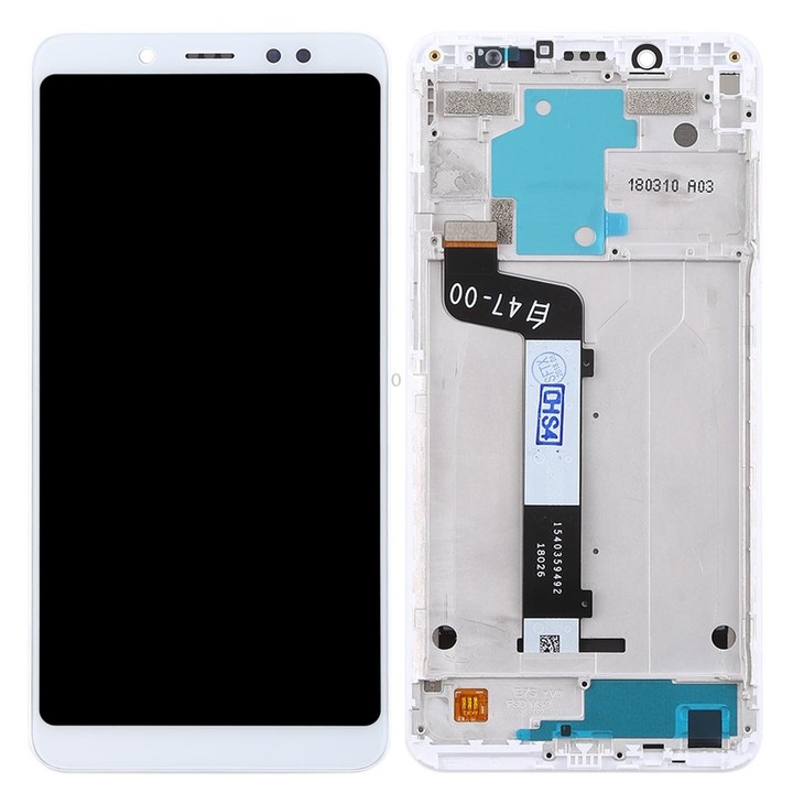 TFT LCD Screen for Xiaomi Redmi Note 5 / Note 5 Pro Digitizer Full Assembly with Frame(White)