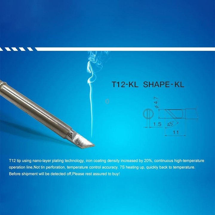 QUICKO T12-KL Lead-free Soldering Iron Tip