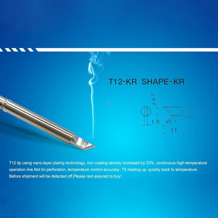 QUICKO T12-KR Lead-free Soldering Iron Tip