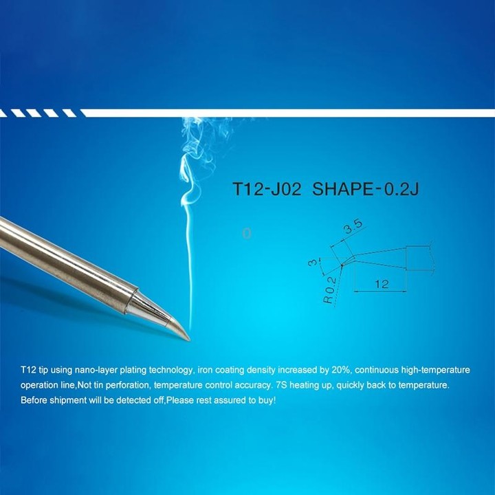 QUICKO T12-J02 Lead-free Soldering Iron Tip