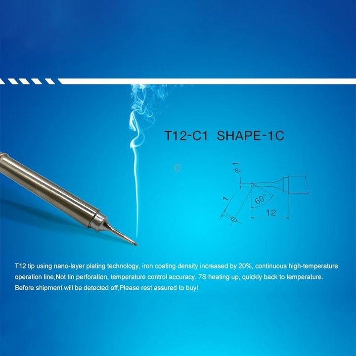 QUICKO T12-C1 Lead-free Soldering Iron Tip