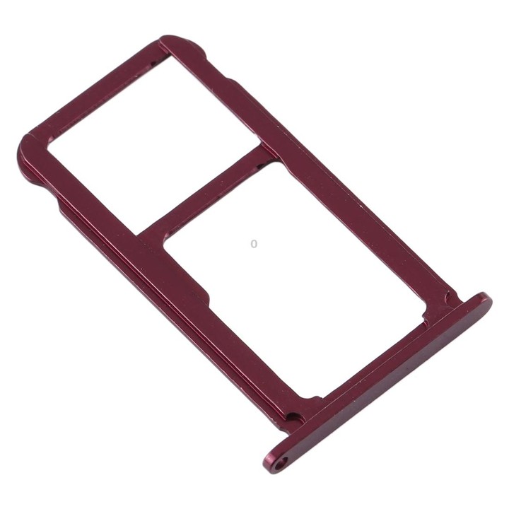 SIM Card Tray + SIM Card Tray / Micro SD Card Tray for Nokia X7 / 8.1 / 7.1 Plus / TA-1131(Purplish Red)