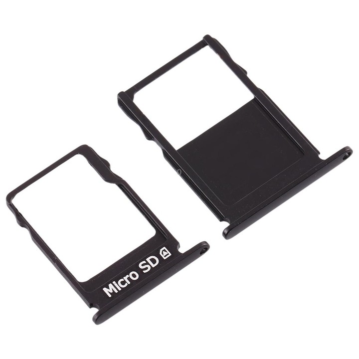 SIM Card Tray + Micro SD Card Tray for Nokia 3 TA-1020 TA-1028 TA-1032 TA-1038(Black)