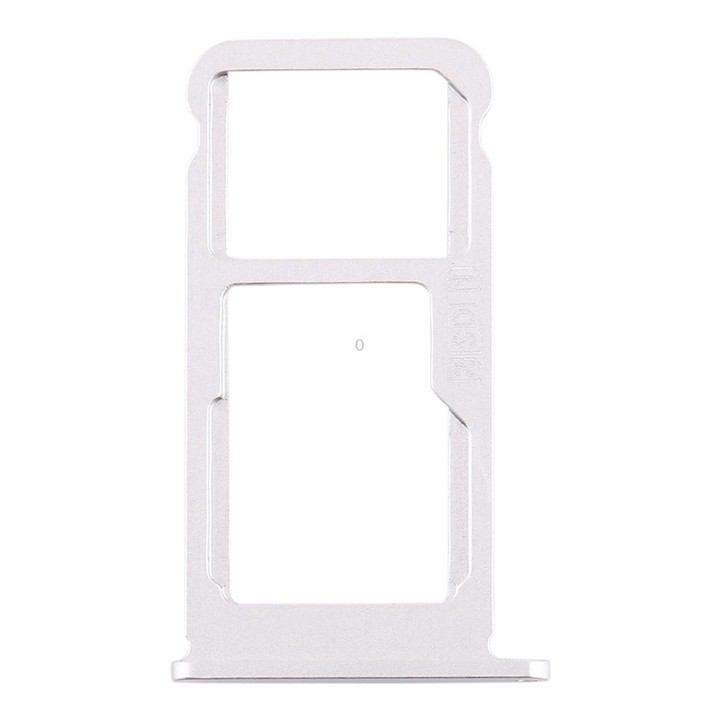 SIM Card Tray + SIM Card Tray / Micro SD Card Tray for Nokia 7.1 / TA-1100 TA-1096 TA-1095 TA-1085 TA-1097 (Silver)
