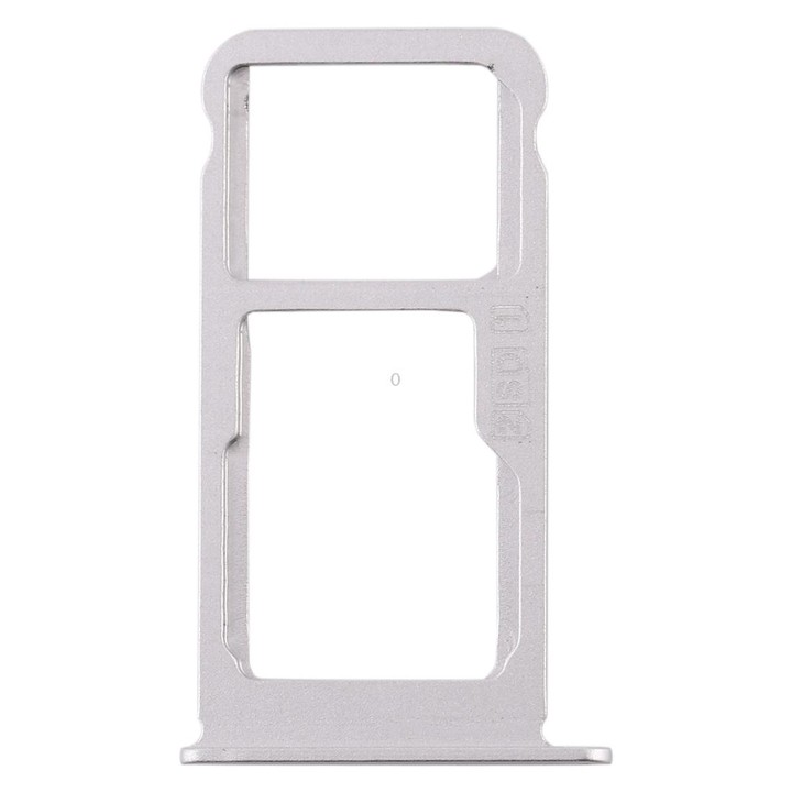 SIM Card Tray + SIM Card Tray / Micro SD Card Tray for Nokia X6 (2018) / TA-1099 / 6.1 Plus (White)