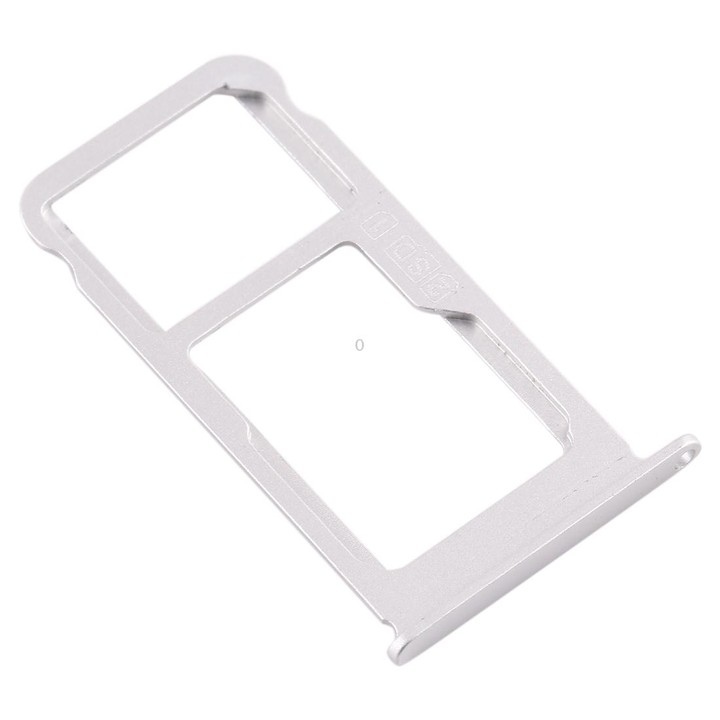 SIM Card Tray + SIM Card Tray / Micro SD Card Tray for Nokia X6 (2018) / TA-1099 / 6.1 Plus (White)