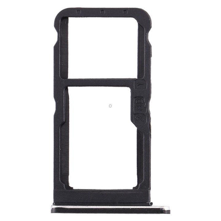 SIM Card Tray + SIM Card Tray / Micro SD Card Tray for Nokia 7 TA-1041 (Black)