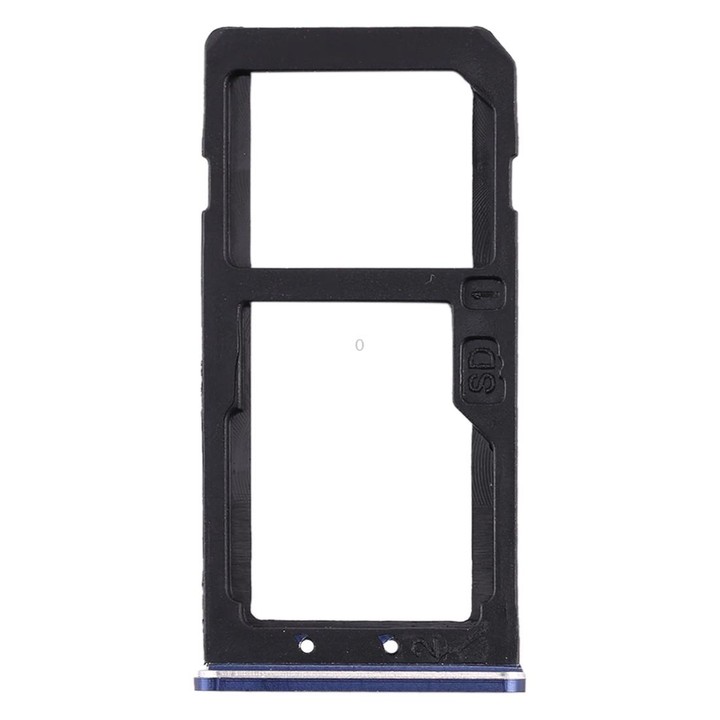 SIM Card Tray + SIM Card Tray / Micro SD Card Tray for Nokia 6 TA-1000 TA-1003 TA-1021 TA-1025 TA-1033 TA-1039 (Blue)