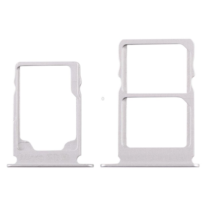 SIM Card Tray + SIM Card Tray + Micro SD Card Tray for Nokia 3.1 TA-1049 TA-1057 TA-1063 TA-1070 (White)