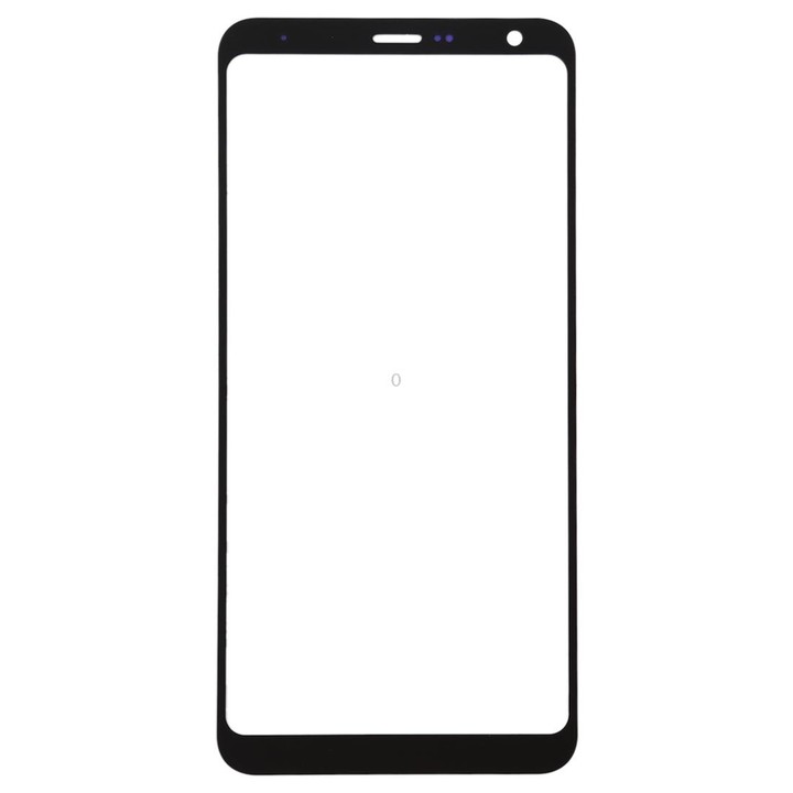 Front Screen Outer Glass Lens for LG Stylo 4 / Q710 / Q710MS / Q710CS (Black)