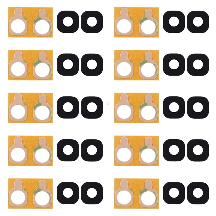 For Galaxy A3 (2017) / A320 10pcs Back Camera Lens Cover with Sticker