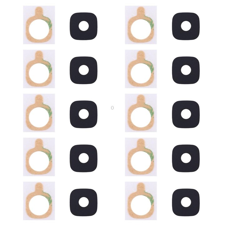 For Galaxy C7 Pro / C7010 10pcs Back Camera Lens Cover with Sticker