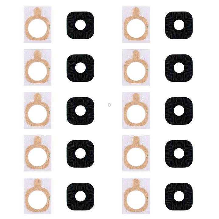 For Galaxy A8 (2016) / A810 10pcs Back Camera Lens Cover with Sticker