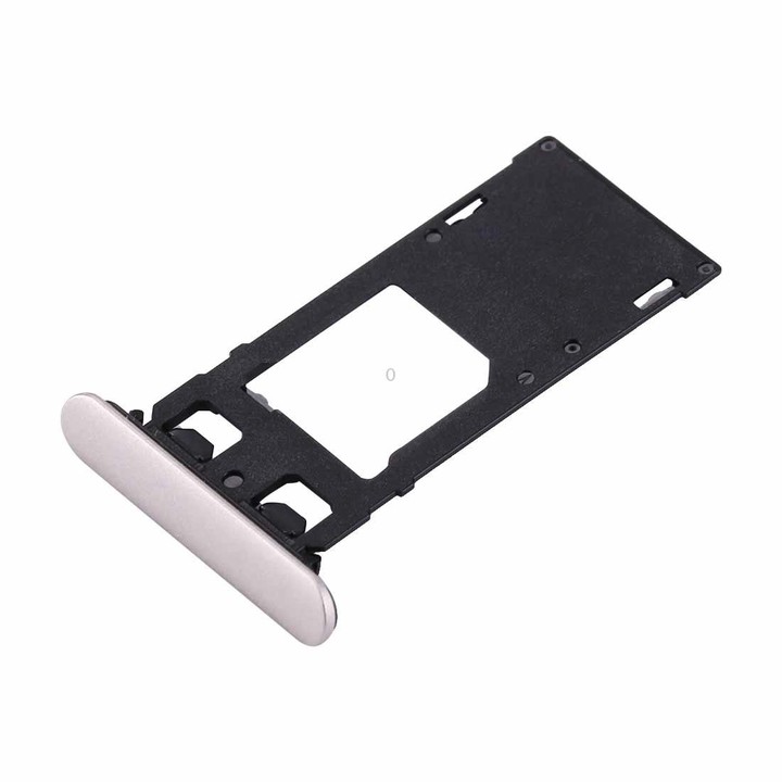 for Sony Xperia XZs (Single SIM Version) SIM & Micro SD Card Tray(Silver)