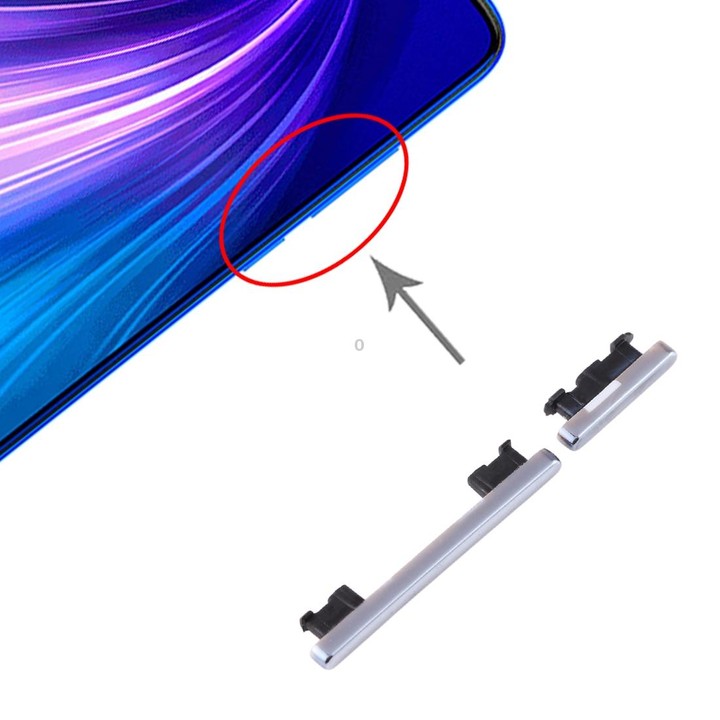 Side Keys for Xiaomi Redmi Note 8(Silver)