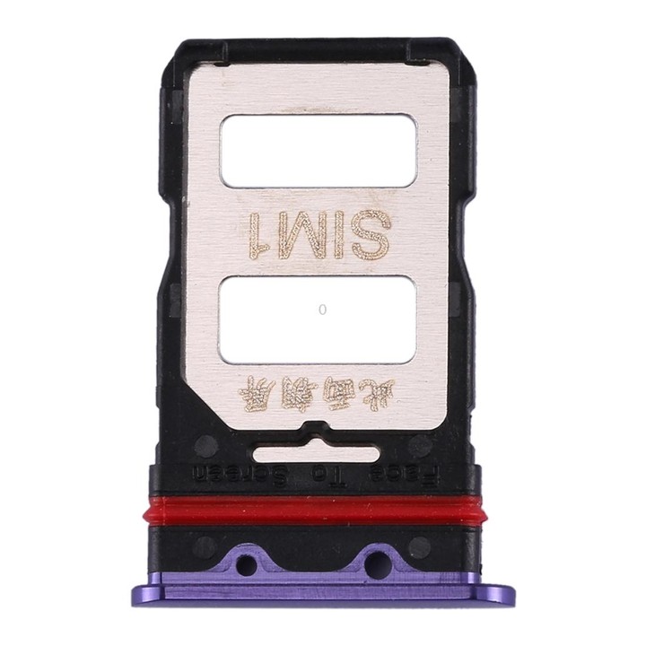 SIM Card Tray + SIM Card Tray for Xiaomi Redmi K30 Pro(Purple)