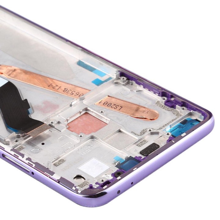 Original LCD Screen for Xiaomi Redmi K30 5G Digitizer Full Assembly with Frame(Purple)