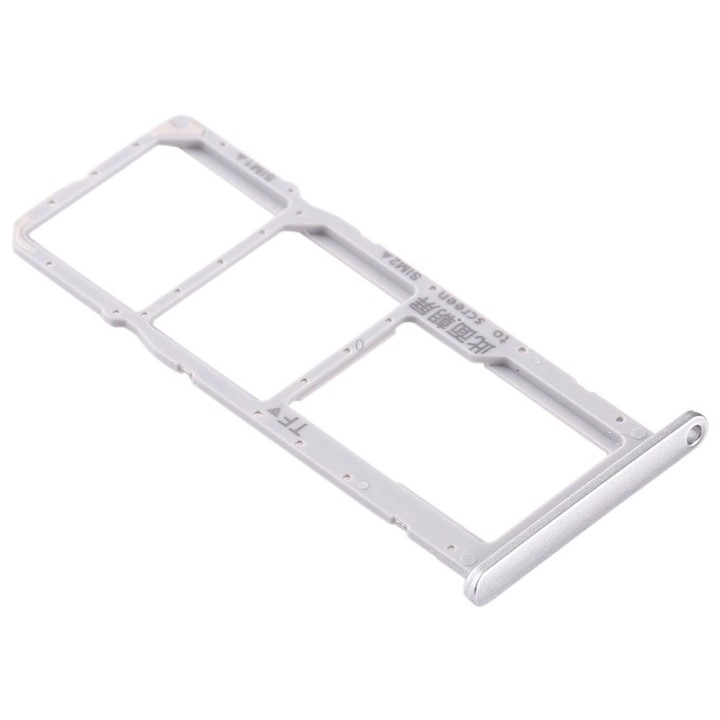 SIM Card Tray + SIM Card Tray + Micro SD Card Tray for Huawei Enjoy 10e / Honor Play 9A (Silver)
