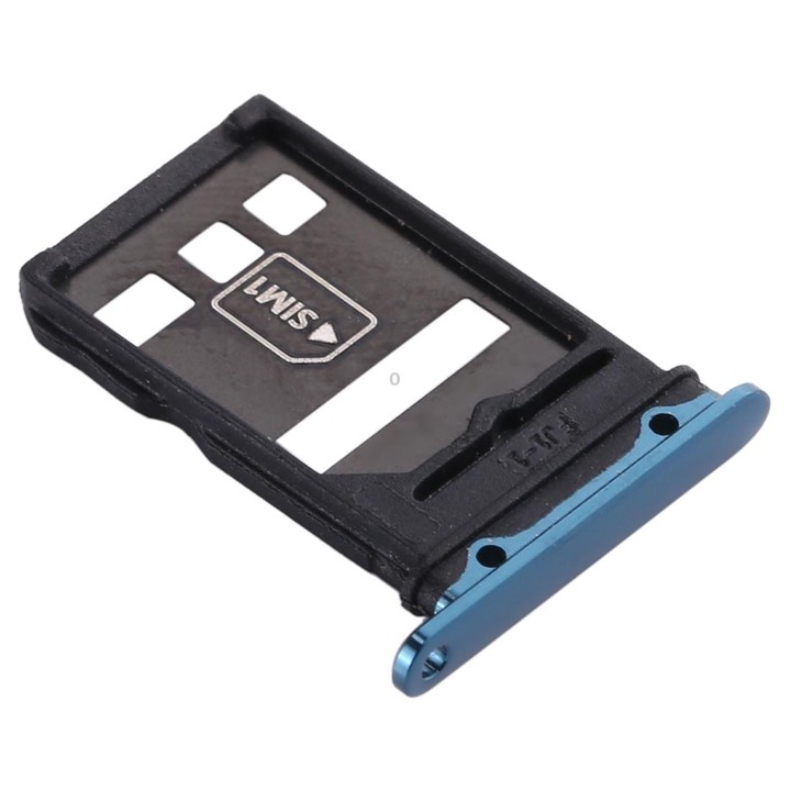 SIM Card Tray + NM Card Tray for Huawei Mate 30 (Blue)