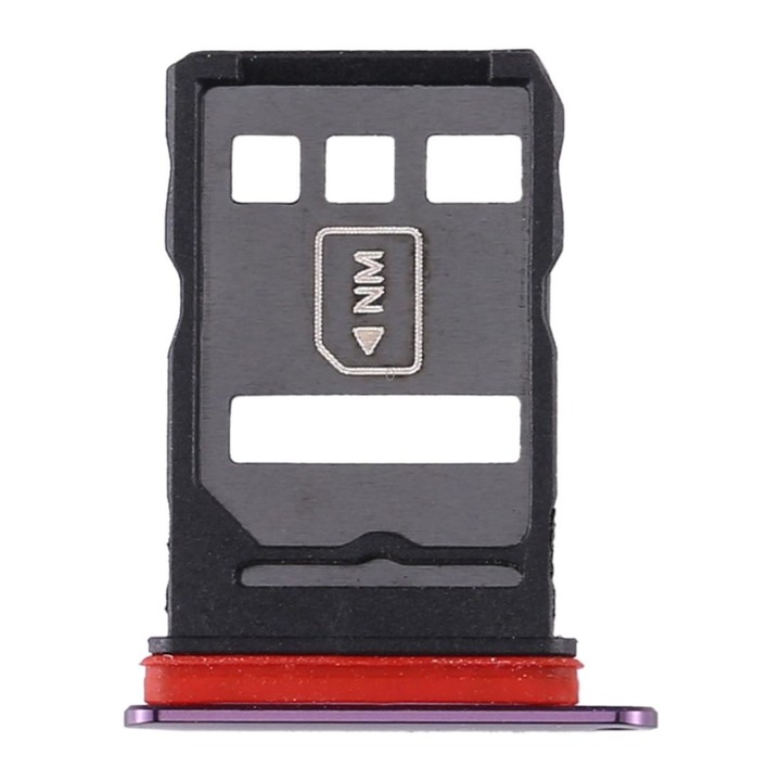 SIM Card Tray + NM Card Tray for Huawei Mate 30 (Purple)