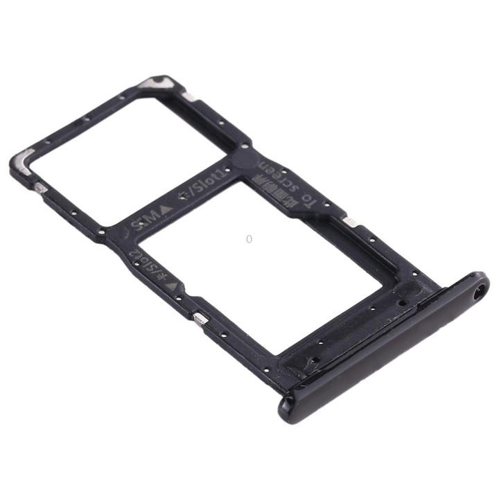 SIM Card Tray + SIM Card Tray / Micro SD Card Tray for Huawei Enjoy 9s (Black)