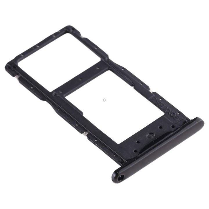 SIM Card Tray + SIM Card Tray / Micro SD Card Tray for Huawei Enjoy 9s (Black)