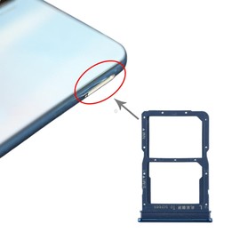 SIM Card Tray + NM Card Tray for Huawei Honor 20 Lite (Blue)
