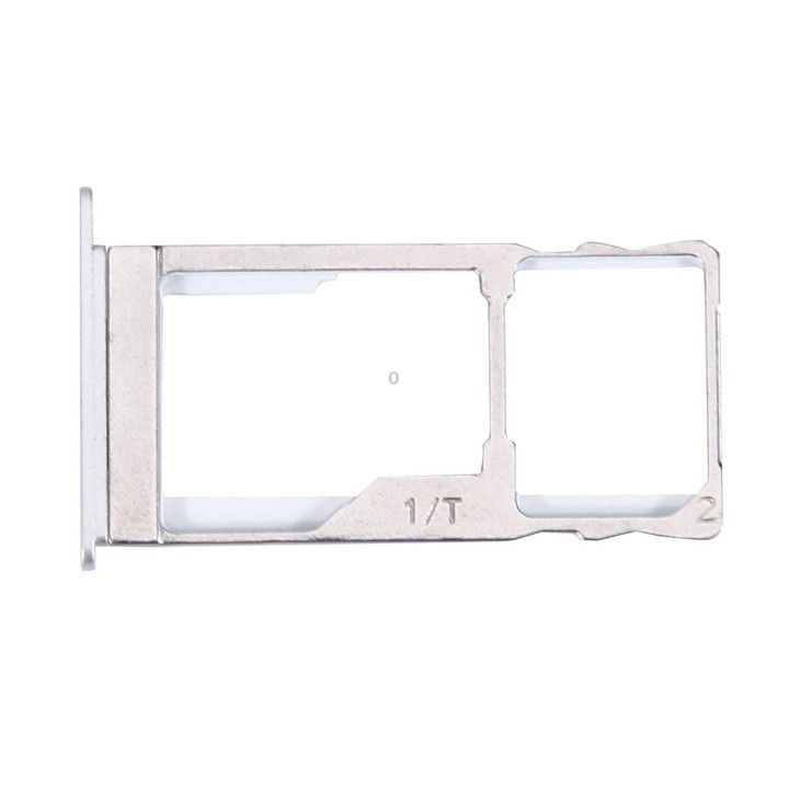 For Meizu Pro 5 SIM + SIM / Micro SD Card Tray (Silver)
