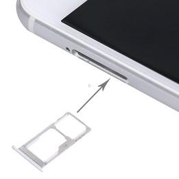 For Meizu Pro 5 SIM + SIM / Micro SD Card Tray (Silver)