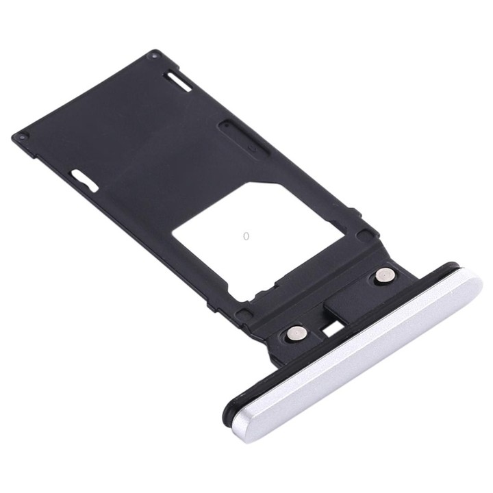 SIM Card Tray + Micro SD Card Tray for Sony Xperia XZ3(White)