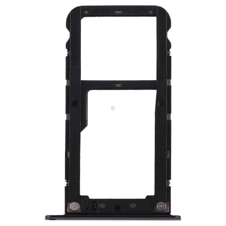 2 SIM Card Tray / Micro SD Card Tray for Xiaomi Redmi 5 Plus(Black)