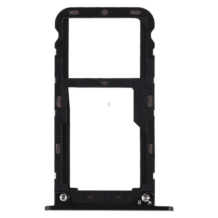 2 SIM Card Tray / Micro SD Card Tray for Xiaomi Redmi 5 Plus(Black)